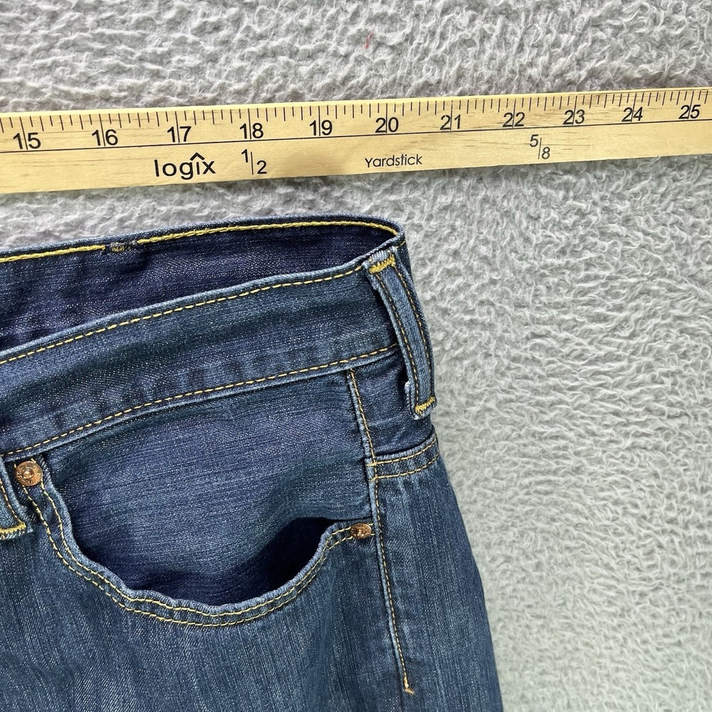 Levi's Jeans Mens 40x32 Blue 569 Loose Straight Fit Dark Wash 100% Cotton Denim - Picture 9 of 14